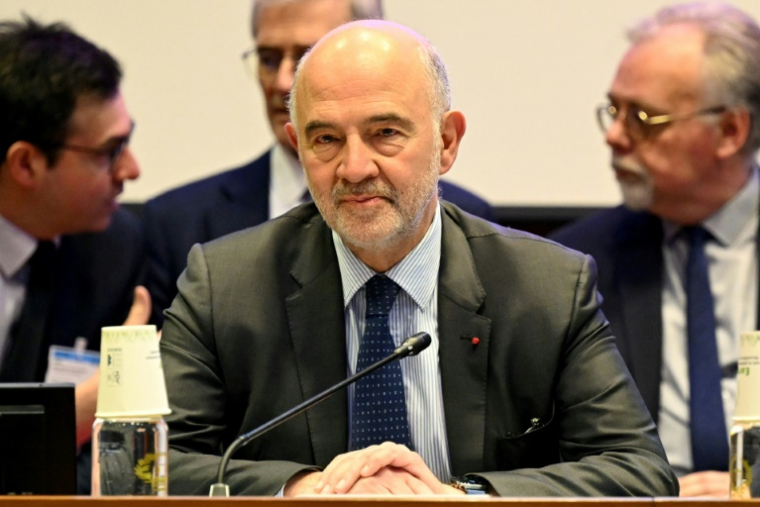 Le président de la Cour des comptes, Pierre Moscovici, le 16 avril 2025 à l'Assemblée nationale à Paris ( AFP / Bertrand GUAY )