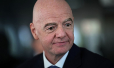 Le Président de la FIFA, Gianni Infantino, à Brasilia