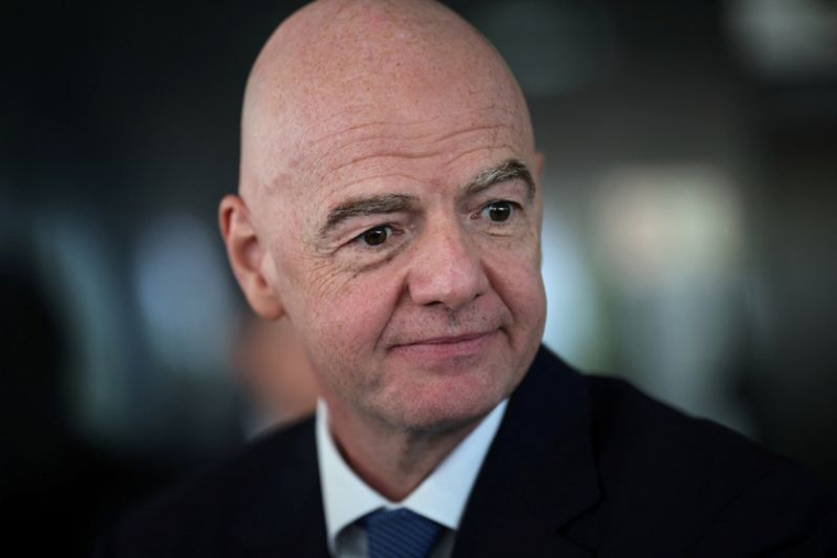 Le Président de la FIFA, Gianni Infantino, à Brasilia
