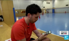 Rémi Feutrier, capitaine de l'équipe japonaise de handball et star des réseaux sociaux