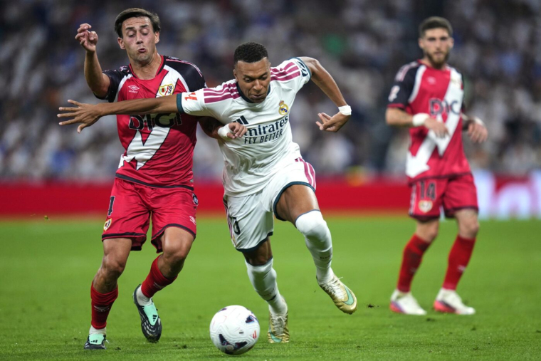 Le Real Madrid et Mbappé croquent le Rayo