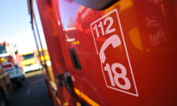 Numéro d'urgence des pompiers, en France, en 2023  ( AFP / Lou Benoist )