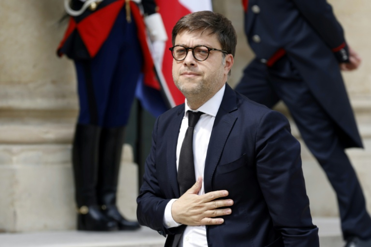 Le maire de Marseille, Benoît Payan, arrive à l'Élysée à Paris le 4 juillet 2023 ( AFP / Ludovic MARIN )