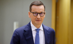 Mateusz Morawiecki à Bruxelles, en Belgique, le 29 juin 2023. ( AFP / LUDOVIC MARIN )