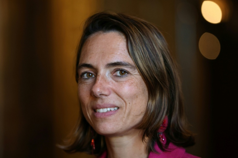 La sénatrice LR Christine Lavarde au Palais du Luxembourg à Paris, le 1er octobre 2026 ( AFP / Anne-Christine POUJOULAT )