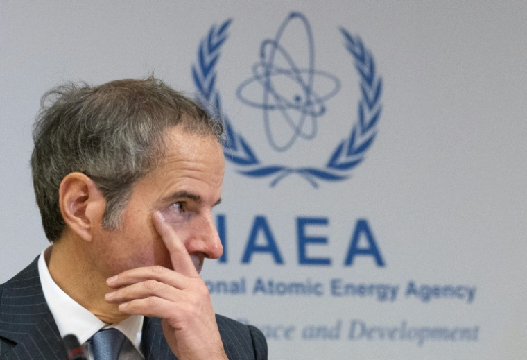 Le directeur général de l'AIEA Rafael Grossi, à Vienne le 23 juin 2025 ( AFP / Joe Klamar )