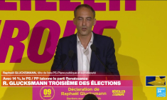 Européennes 2024 : discours de Raphaël Glucksmann, troisième des élections