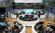 Le graphique de l'indice allemand des prix des actions DAX à la bourse de Francfort