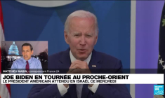 Joe Biden attendu en Israël, première étape de sa tournée au Proche-Orient