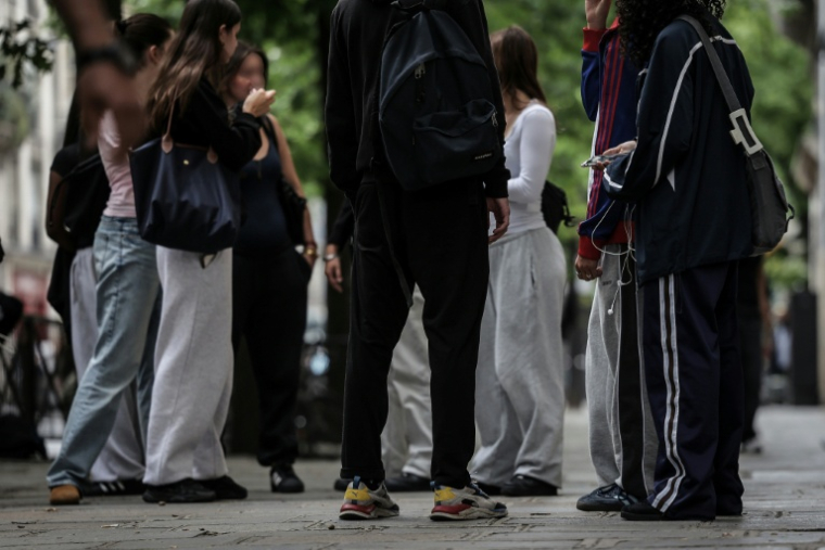 En France, 7.920 élèves dans 335 établissements y ont participé ( AFP / Thibaud MORITZ )