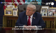 Trump affirme qu'il ne "permettra pas à Israël d'annexer la Cisjordanie"