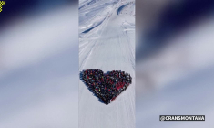 Hommage aux victimes de l'incendie sur les pistes de ski de Crans-Montana