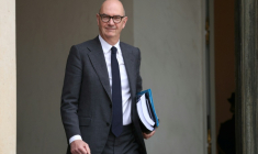 Le ministre de l'Economie Roland Lescure à l'Elysée, à Paris, le 19 novembre 2025 ( AFP / Thomas SAMSON )