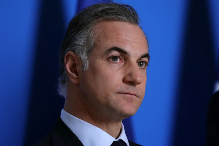 Nicolas Namias à Paris, le 27 février 2024. ( AFP / THOMAS SAMSON )