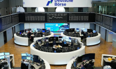 Graphique de l'indice boursier allemand DAX (Deutscher Aktienindex) à la Bourse de Francfort
