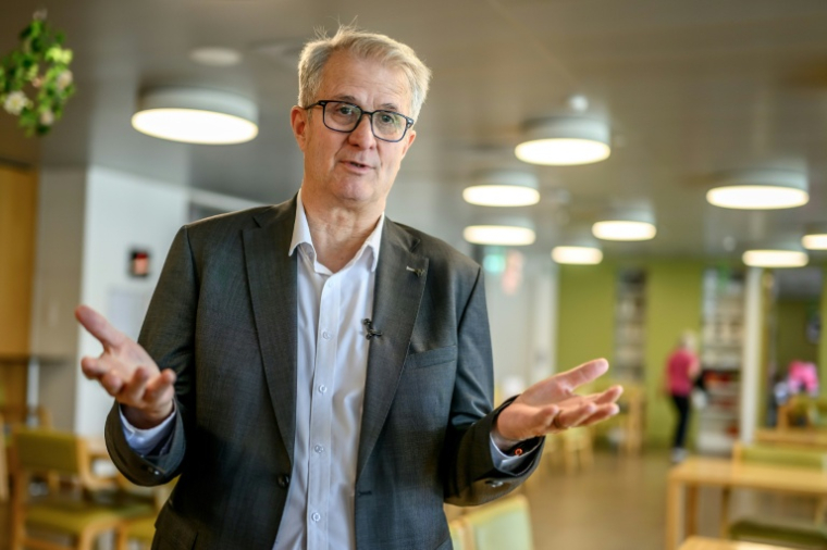 Christian Weiler, directeur de la Fondation Primeroche, à Cheseaux-sur-Lausanne en Suisse le 2 juin 2026 ( AFP / Fabrice COFFRINI )