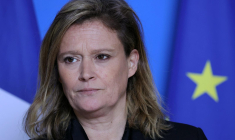 Olivia Grégoire à Paris, le 27 février 2024. ( AFP / THOMAS SAMSON )