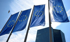 Vue du siège de la Banque centrale européenne à Francfort, Allemagne