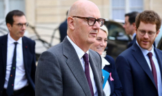 Réunion hebdomadaire du Conseil des ministres à l'Élysée, à Paris