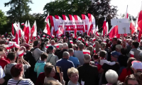 Pologne: le nationaliste Nawrocki tient son dernier rassemblement avant la présidentielle