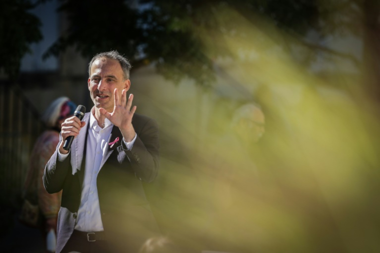 L'eurodéputé Raphaël Glucksmann, le 5 octobre 2024 à La Réole, en Gironde ( AFP / Thibaud MORITZ )
