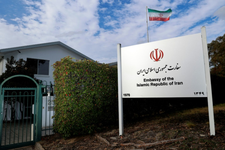 L'ambassade d'Iran à Canberra, le 26 août 2025 en Australie ( AFP / Hilary Wardhaugh )