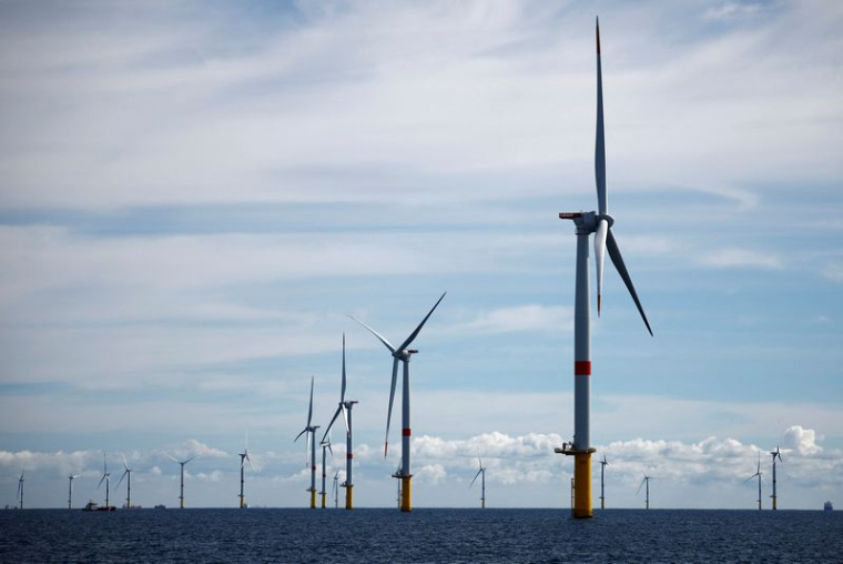 Le parc éolien offshore de Saint-Nazaire, dans l'ouest de la France