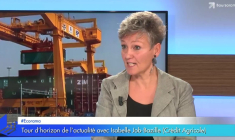 "Les marchés sont trop optimistes sur les perspectives de profits !" selon la chef économiste Isabelle Job-Bazille (Crédit Agricole)