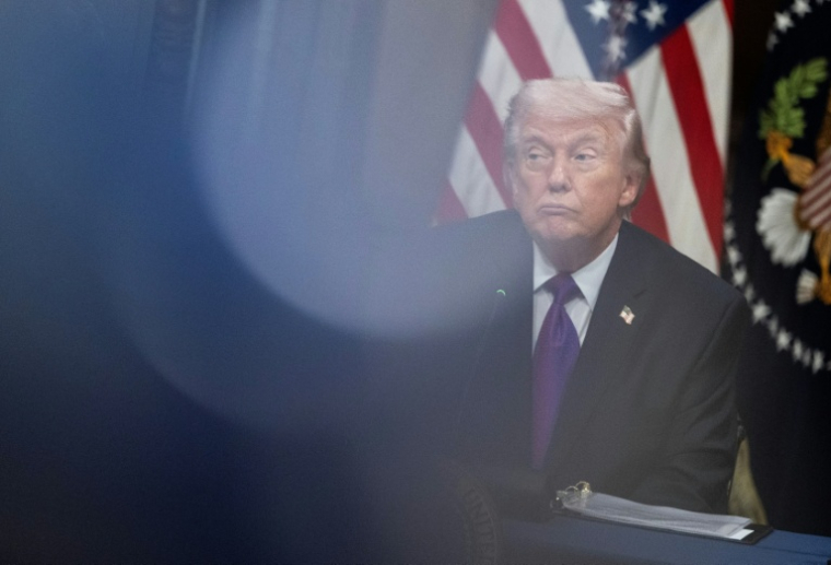 Le président américain Donald Trump lors d'une table ronde à Washington, le 4 mars 2026 ( AFP / ANDREW CABALLERO-REYNOLDS )