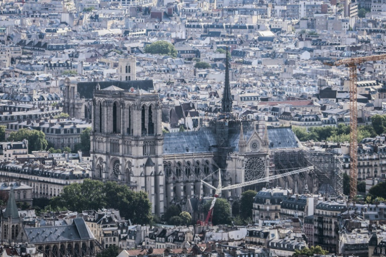 La cathédrale Notre-Dame de Paris le 14 juillet 2025 ( AFP / Thibaud MORITZ )
