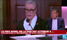 Nobel de la paix : le bélarusse Ales Beliatski, l'ONG russe "Memorial" et le CCL ukrainien récompensés