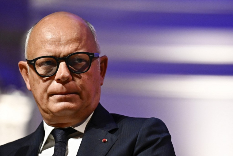 Édouard Philippe à Paris, le 20 juin 2024. ( AFP / JULIEN DE ROSA )