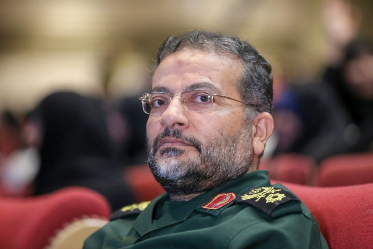 le général Gholamréza Soleimani, commandant de la milice du Bassidj, le 24 novembre 2019 à Téhéran ( AFP / ATTA KENARE )