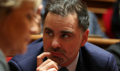 Laurent Saint-Martin à Paris, le 26 novembre 2024. ( AFP / ALAIN JOCARD )