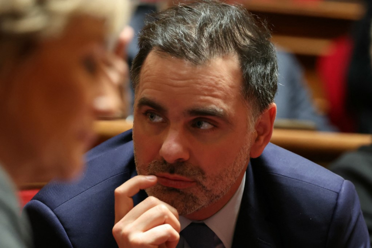 Laurent Saint-Martin à Paris, le 26 novembre 2024. ( AFP / ALAIN JOCARD )