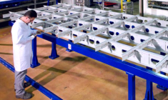 Figeac Aero fabrique des pièces pour l'aéronautique : pièces élémentaires que la société assemble aussi en sous-ensembles qui vont dans les structures de l'avion ou dans des mécanismes, ainsi que des pièces de précision et des pièces très résistantes pour les moteurs. (crédit : Figeac Aero)