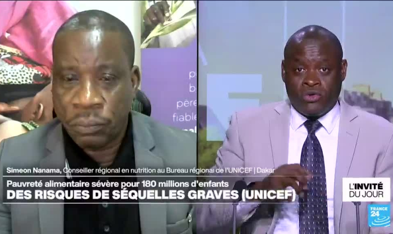 Selon l'Unicef, plus d'un quart des moins de 5 ans souffrent de "pauvreté alimentaire sévère" dans le monde