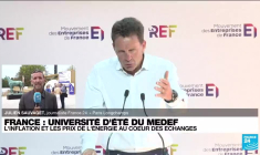 France : l'inflation et les prix de l'énergie au cœur des échanges à l'université d'été du Medef