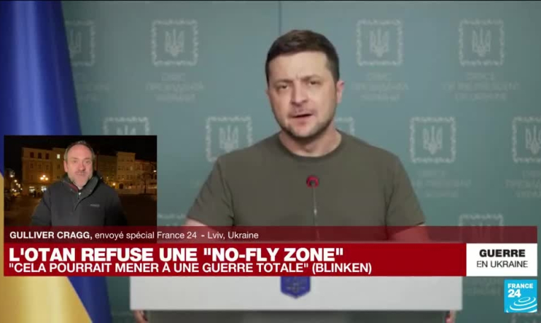 Guerre en Ukraine : le courage de Volodymyr Zelensky "salué par tout le pays"