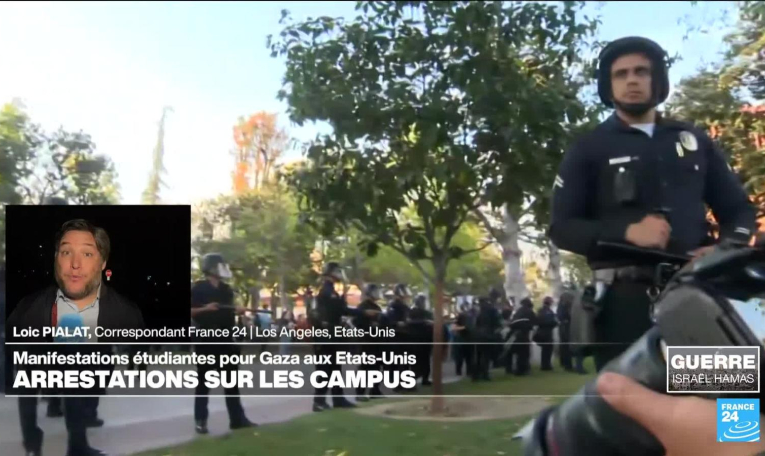 États-Unis : au moins 93 personnes interpellées lors d'une manifestation d'étudiants pro-palestiniens