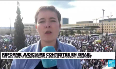 Réforme judiciaire en Israël : des milliers de manifestants à Jérusalem devant la Knesset