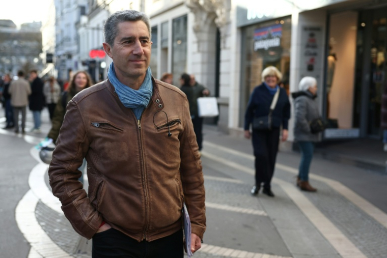 Le candidat à la présidentielle François Ruffin (Debout!) à Tours le 24 janvier 2026 ( AFP / ROMAIN PERROCHEAU )
