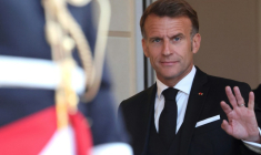Le président de la République Emmanuel Macron à Paris le 20 juillet 2026 ( AFP / Ludovic MARIN )