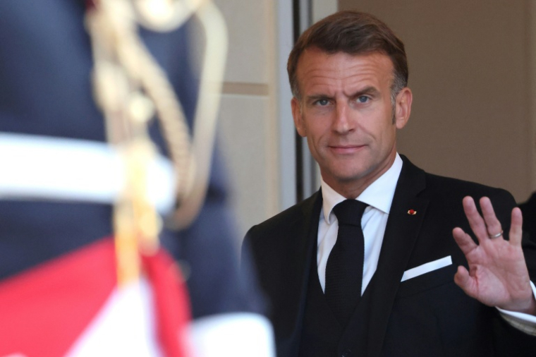 Le président de la République Emmanuel Macron à Paris le 20 juillet 2026 ( AFP / Ludovic MARIN )