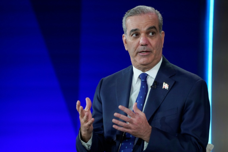 Le président dominicain Luis Abinader, le 24 septembre 2025 à New York (Etats-Unis) ( GETTY IMAGES NORTH AMERICA / Riccardo Savi )