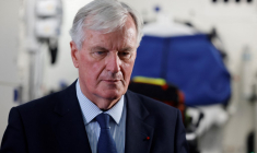 Michel Barnier, le 7 septembre 2024, à Paris ( AFP / LUDOVIC MARIN )