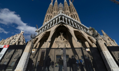La Sagrada Familia d'Antoni Gaudi à Barcelone, le 3 février 2026 en Espagne ( AFP / Josep LAGO )