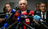 Le Premier ministre François Bayrou en déplacement à la prison de Saint-Quentin-Fallavier (Isère) le 23 avril 2025 ( AFP / OLIVIER CHASSIGNOLE )