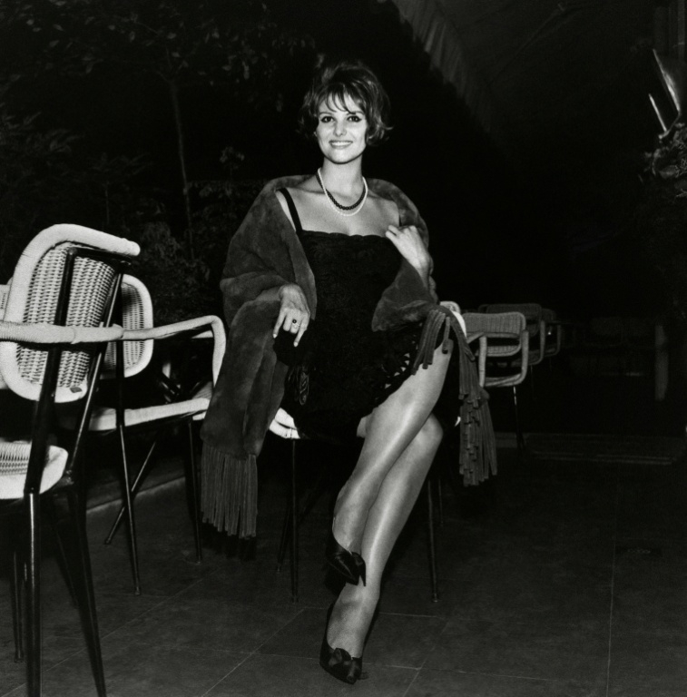 L'actrice italienne Claudia Cardinale, le 1er octobre 1961  ( AFP / Pierre GUILLAUD )