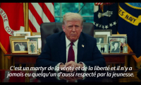 Trump rend hommage à Charlie Kirk
